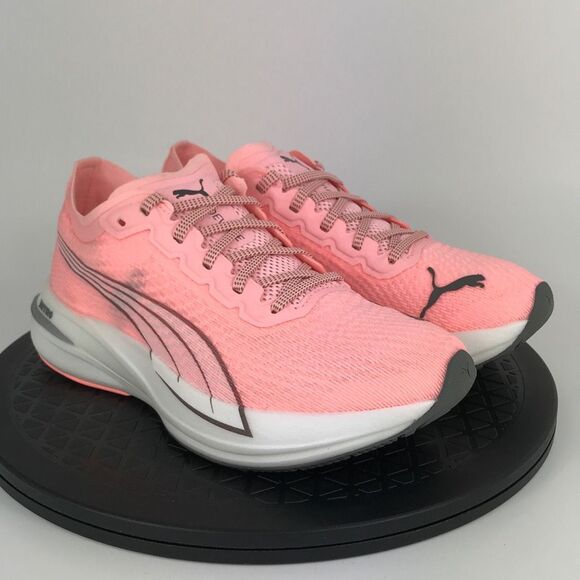 Puma Deviate Nitro Pink/White Athletic Running Shoes Women’s Size 6.5 - Picture 3 of 11
